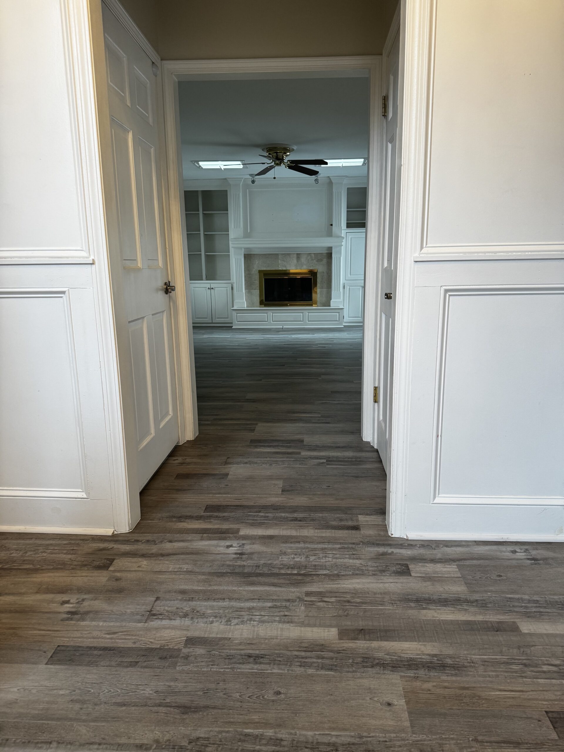 Luxury vinyl plank flooring installation Kansas City