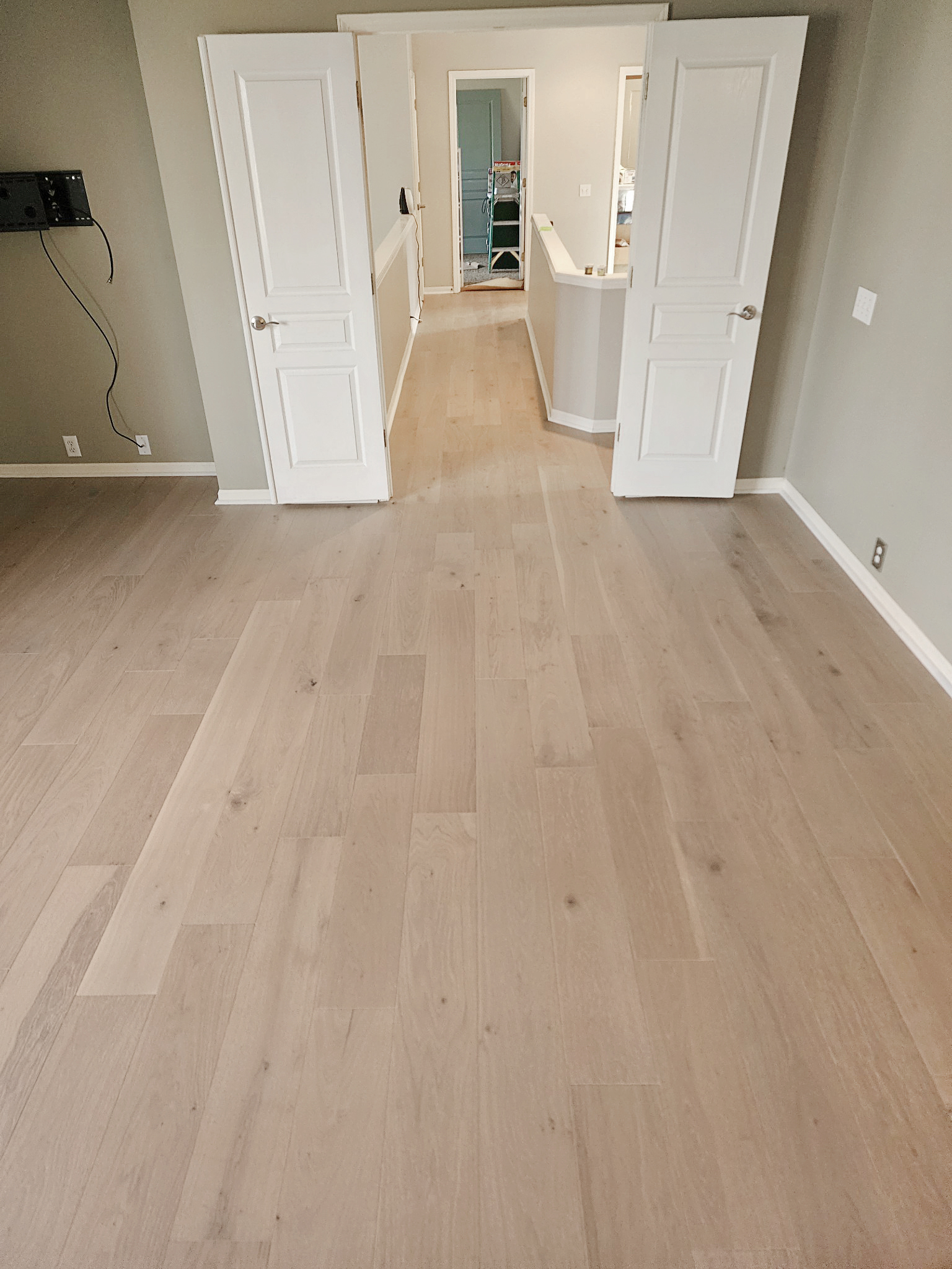 Hardwood floor seamless transition Overland Park KS