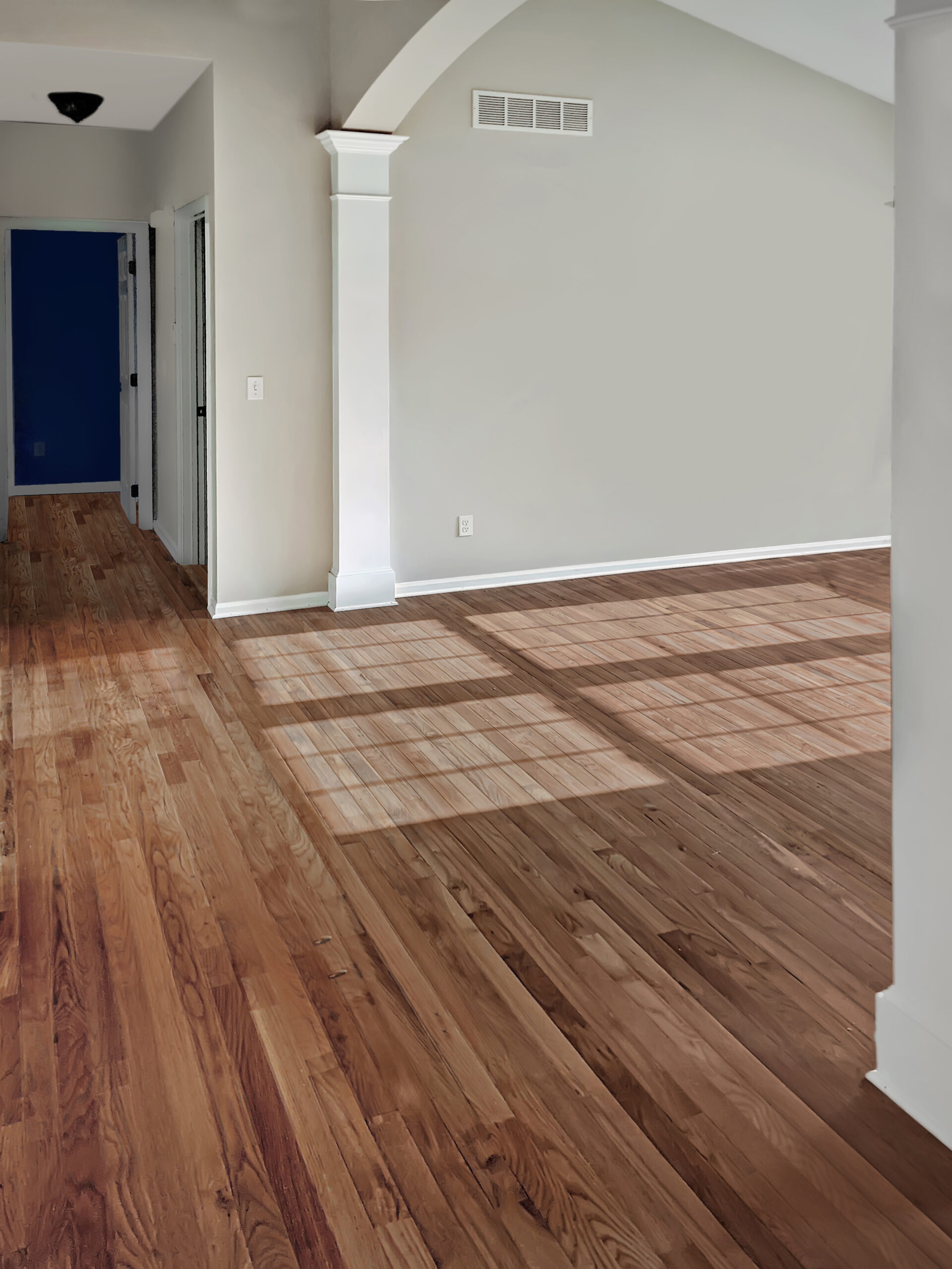Prefinished hardwood floor installation Overland Park